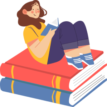 girl reading book